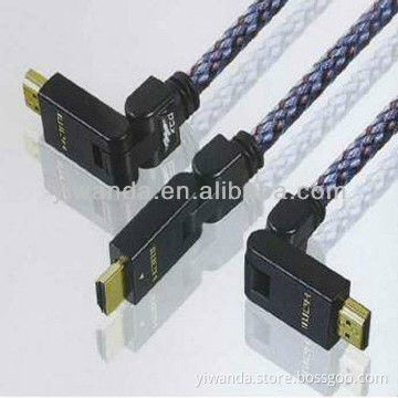 Rotatable 360 degree HDMI cable (hot sale )